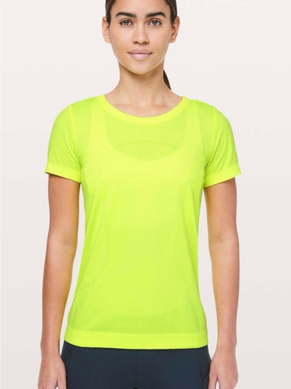 Lululemon Swiftly Tech Short Sleeve Neon Yellow Women’s Tee